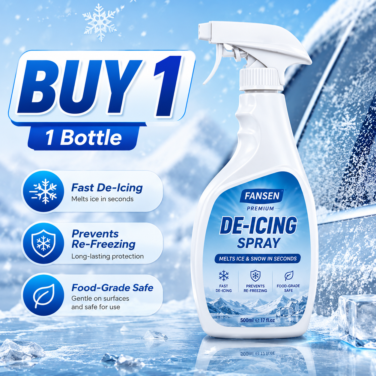 🧊 Offre spéciale été 🎁 Spray de dégivrage pour réfrigérateur — 50 % de réduction !