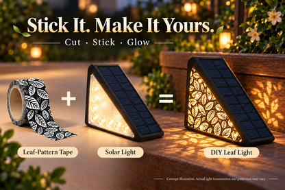 🌙 50 % DE RÉDUCTION ! Lampes d'escalier solaires à détecteur de mouvement – Batterie longue durée, étanchéité IP65 et éclairage floral personnalisable à monter soi-même. Pas de câblage nécessaire pour les jardins, les terrasses et les allées.