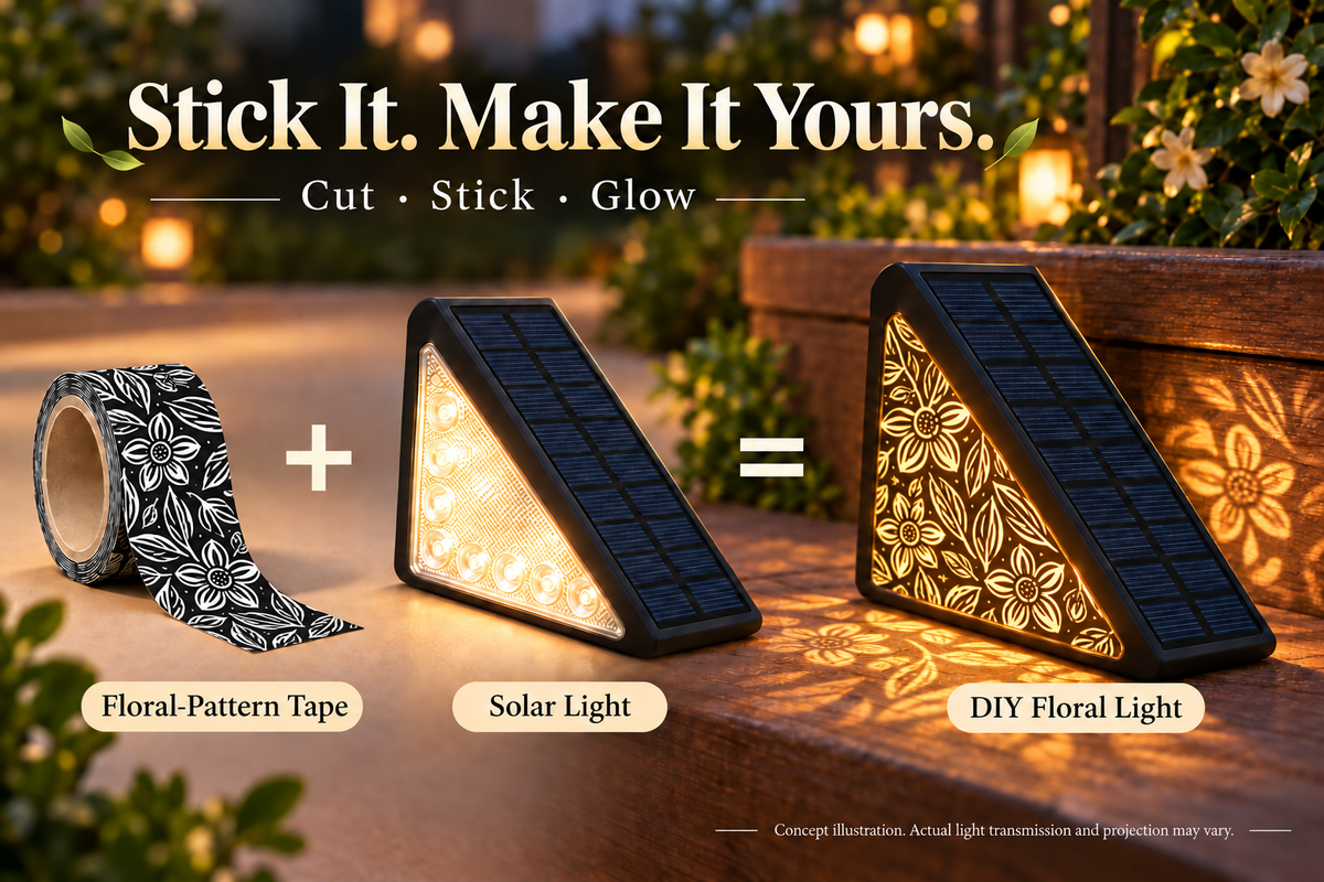 🌙 50 % DE RÉDUCTION ! Lampes d'escalier solaires à détecteur de mouvement – Batterie longue durée, étanchéité IP65 et éclairage floral personnalisable à monter soi-même. Pas de câblage nécessaire pour les jardins, les terrasses et les allées.