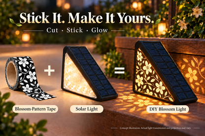 🌙 50 % DE RÉDUCTION ! Lampes d'escalier solaires à détecteur de mouvement – Batterie longue durée, étanchéité IP65 et éclairage floral personnalisable à monter soi-même. Pas de câblage nécessaire pour les jardins, les terrasses et les allées.