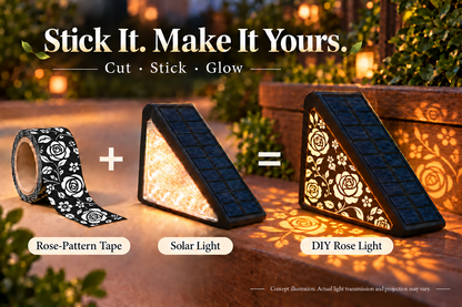 🌙 50 % DE RÉDUCTION ! Lampes d'escalier solaires à détecteur de mouvement – Batterie longue durée, étanchéité IP65 et éclairage floral personnalisable à monter soi-même. Pas de câblage nécessaire pour les jardins, les terrasses et les allées.