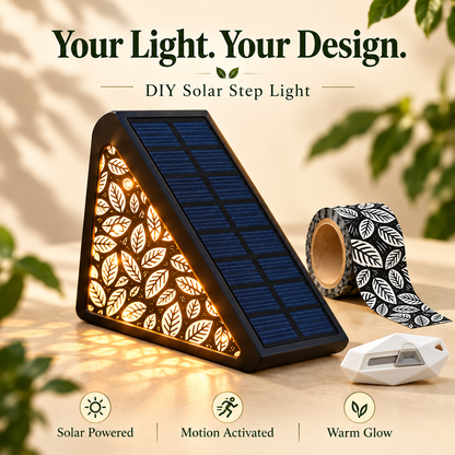 🌙 50 % DE RÉDUCTION ! Lampes d'escalier solaires à détecteur de mouvement – Batterie longue durée, étanchéité IP65 et éclairage floral personnalisable à monter soi-même. Pas de câblage nécessaire pour les jardins, les terrasses et les allées.