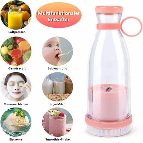 🔈🔈57% de réduction🏆 Extracteur de Jus Portable Best-Seller | 🌟 Savourez du jus frais à tout moment, partout !