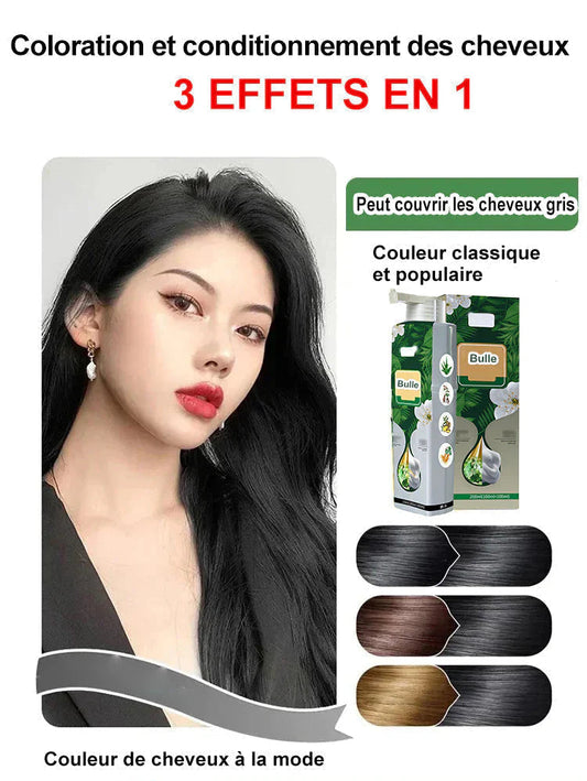 🧴 Teinture Moussante aux Plantes Pures – Achetez-en 2, Recevez-en 1 Gratuitement ! 🎁