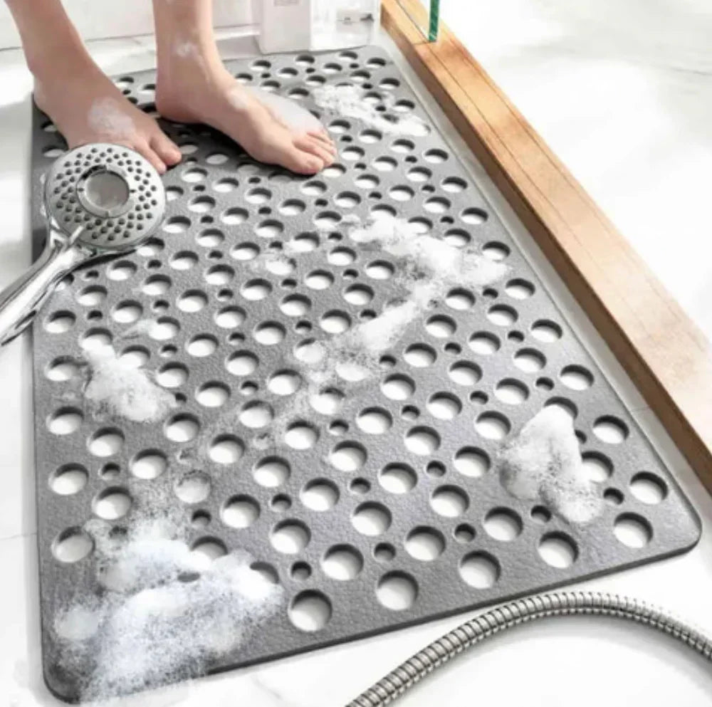 🚿PROMO FLASH 50% ! Tapis de douche haut de gamme antidérapant🧼Ventouses puissantes, sécurité pour toute la famille