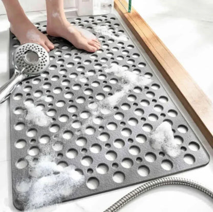 🚿PROMO FLASH 50% ! Tapis de douche haut de gamme antidérapant🧼Ventouses puissantes, sécurité pour toute la famille