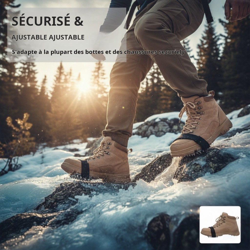 Crampons 26 dents - Sur-chaussures antidérapantes avec pointes
