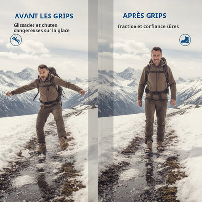Crampons 26 dents - Sur-chaussures antidérapantes avec pointes