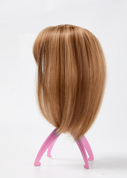 2024 Nouveau design🌸Pièce de cheveux naturelle avec frange pour Frauen💇‍♀️