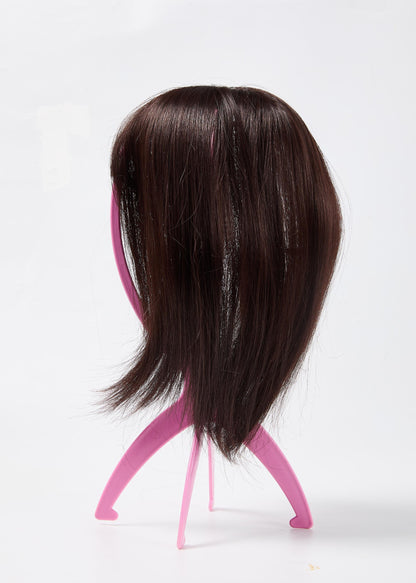 2024 Nouveau design🌸Pièce de cheveux naturelle avec frange pour Frauen💇‍♀️