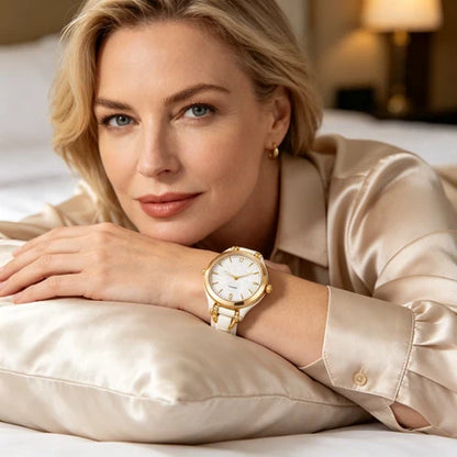 ⌚ 50 % DE RÉDUCTION POUR UNE DURÉE LIMITÉE ! ✨ Montre élégante à bracelet fin – Cadran épuré, bracelet en cuir, mouvement à quartz 💎