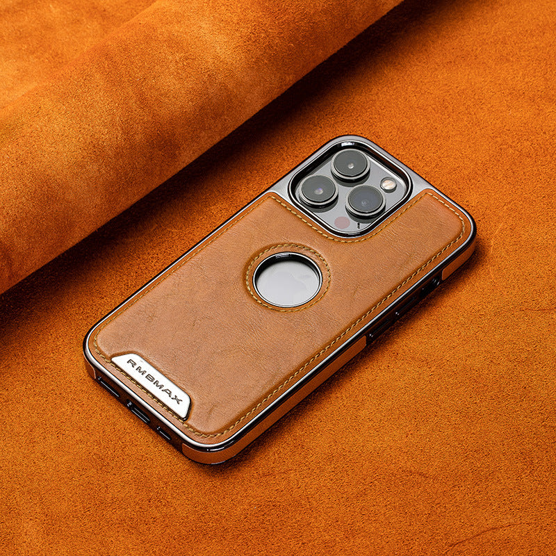 Exquisite craftsmanship, outstanding quality. Business leather case, adding points to your iPhone!