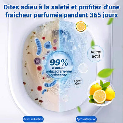 Comprimés effervescents de nettoyage des toilettes - décontamination, tartre urinaire, alcali urinaire et élimination des odeurs