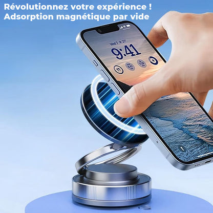 🔥Acheter plus, économiser plus🔄Porte-téléphone magnétique à vide réglable sur 360°📱🚗