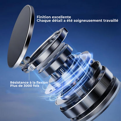 🔥Acheter plus, économiser plus🔄Porte-téléphone magnétique à vide réglable sur 360°📱🚗