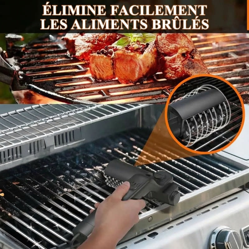 🔥 PROMO FLASH 50% SUR LA BROSSE ! ⚡️ Brosse de Nettoyage BBQ Électrique Sans Fil – Puissante, Rapide & Sans Rayure 🍖