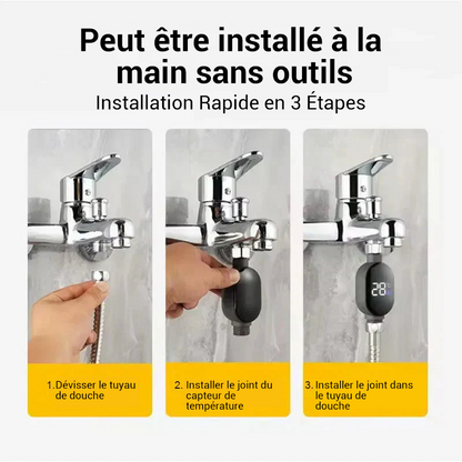 💧 Thermomètre de douche 🌡️ Fini les conjectures - Température instantanée ! 🚿