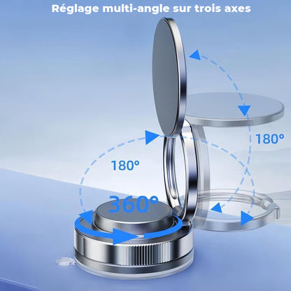 🔥Acheter plus, économiser plus🔄Porte-téléphone magnétique à vide réglable sur 360°📱🚗