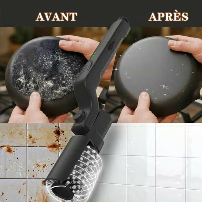 🔥 PROMO FLASH 50% SUR LA BROSSE ! ⚡️ Brosse de Nettoyage BBQ Électrique Sans Fil – Puissante, Rapide & Sans Rayure 🍖