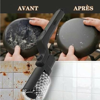 🔥 PROMO FLASH 50% SUR LA BROSSE ! ⚡️ Brosse de Nettoyage BBQ Électrique Sans Fil – Puissante, Rapide & Sans Rayure 🍖