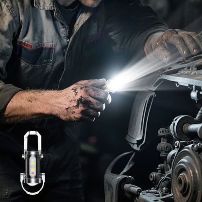 Lampe torche portable rechargeable et lumineuse pour porte-clés