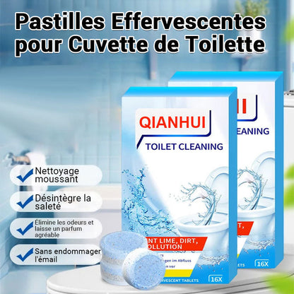 Comprimés effervescents de nettoyage des toilettes - décontamination, tartre urinaire, alcali urinaire et élimination des odeurs