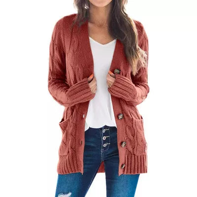 💥Soldes exceptionnels : -50% sur les nouveaux pulls en tricot mi-longs pour femme d'automne