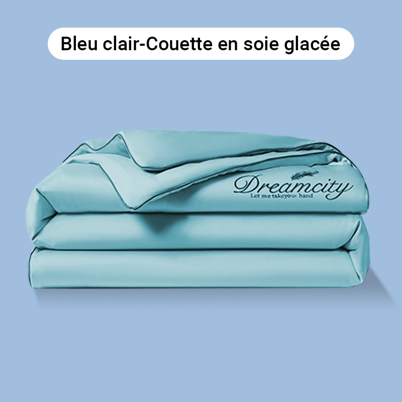 ❄️💕 VENTE DIRECTE USINE -53% ! Parure de Lit 4 Pièces en Velours Haut de Gamme – Douce, Respirante & Rafraîchissante (Tailles 1-2 Places)
