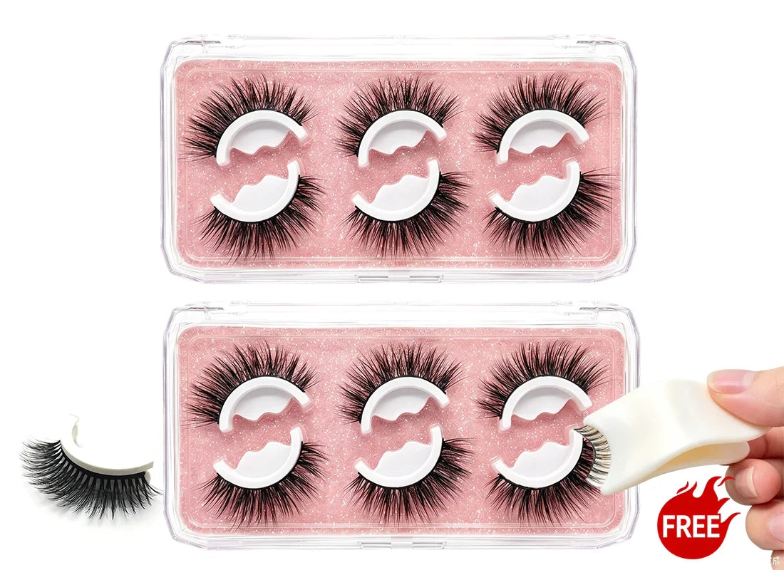 🥳BONNES AFFAIRES 2026🥳💞50 K+ VENDUS !👁️✨Faux cils réutilisables autocollants – pas de colle nécessaire, il suffit d’appuyer et c’est prêt. Boucle naturelle, réutilisables et faciles à retirer. Un véritable atout beauté ! 💕🌸