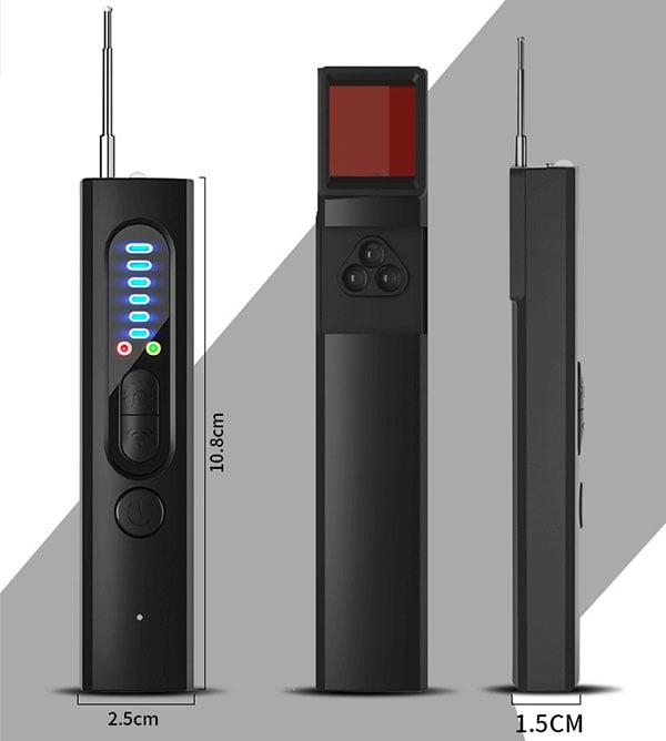 🔥 58% DE RÉDUCTION ! ✨ Détecteur de Caméras Cachées - 6 Niveaux de Sensibilité RF, Portée 10m, Protection de la Vie Privée 📡🛡️