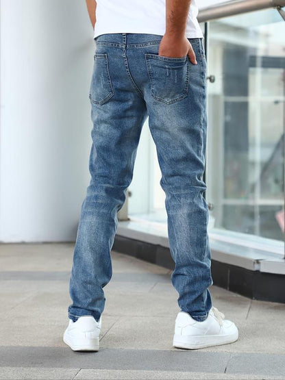 Jean droit pour homme – coupe classique, confortable et intemporel