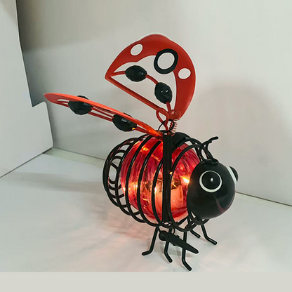 🐝 Suspension solaire en forme d'abeille pour l'extérieur – Le cadeau idéal pour les amateurs de plantes, les mamans ou tout simplement ceux qui aiment sourire ❤️