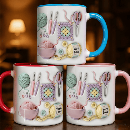 🔥DERNIER JOUR DE LA PROMOTION : 50 % DE RÉDUCTION !!🏆Offre flash⚡ Plus de 50 000 exemplaires vendus ! Presque épuisé💥Mug « Yarn Love », cadeau idéal pour les amateurs de loisirs créatifs et les esprits créatifs
