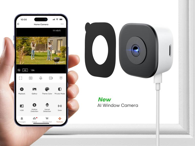 🔥 Caméra de sécurité Magnetic Crystal-clear 🎥 Vision nocturne couleur 🌙 Enregistrement 24h/24, 7j/7 et alertes intelligentes 🚨 Installation facile ! 🔒