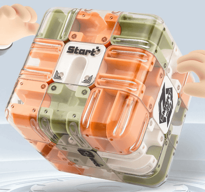 🧩 50 % DE RÉDUCTION MAINTENANT ! ✨ Grand cube labyrinthe 3D - 120 parcours stimulants avec rotation fluide pour le développement cognitif et le plaisir 🧠🔛