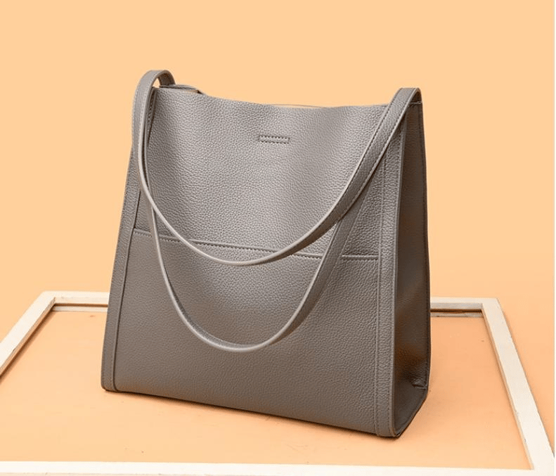 ⏰Promotion de dernier jour 49% DE RÉDUCTION⏰Sac à bandoulière en cuir véritable de couleur unie