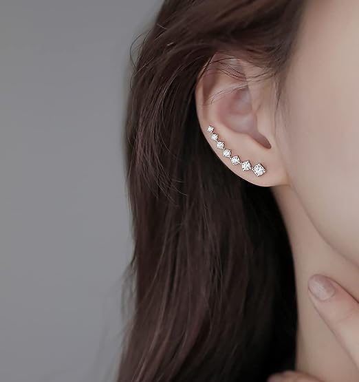 🎁Vente chaude du Nouvel An 2024🎁🔥Boucles d'oreilles diamant sept étoiles