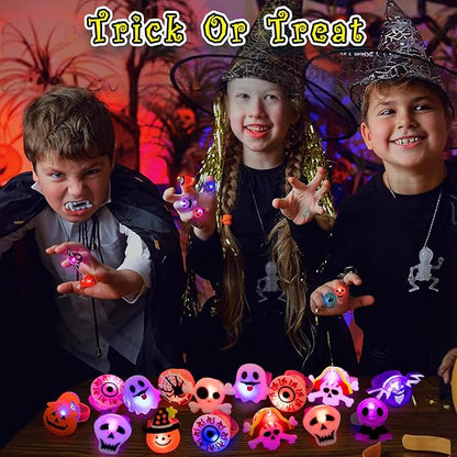 🎁 Couronne Lumineuse LED Halloween 😍 - Lot de 50 pièces