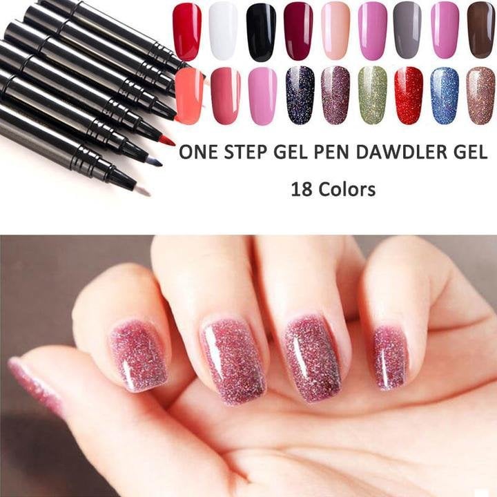 💅 Offre à durée limitée : 1 acheté, 1 offert - 19,99 € ! ✨ Stylo gel pour ongles « One Step » 🎨 Mini-lampe UV de poche offerte 💡