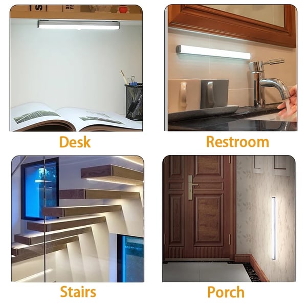 🎁Offre spéciale dernier jour - 50 % de réduction💡Lampes LED rechargeables magnétiques à capteur intelligent sans perforation