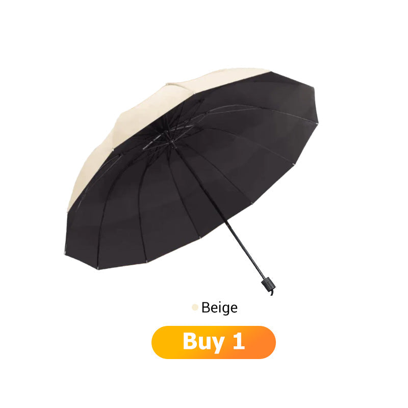 🌂55 % de réduction🔥Grand parapluie pliable avec 12 baleines résistantes au vent