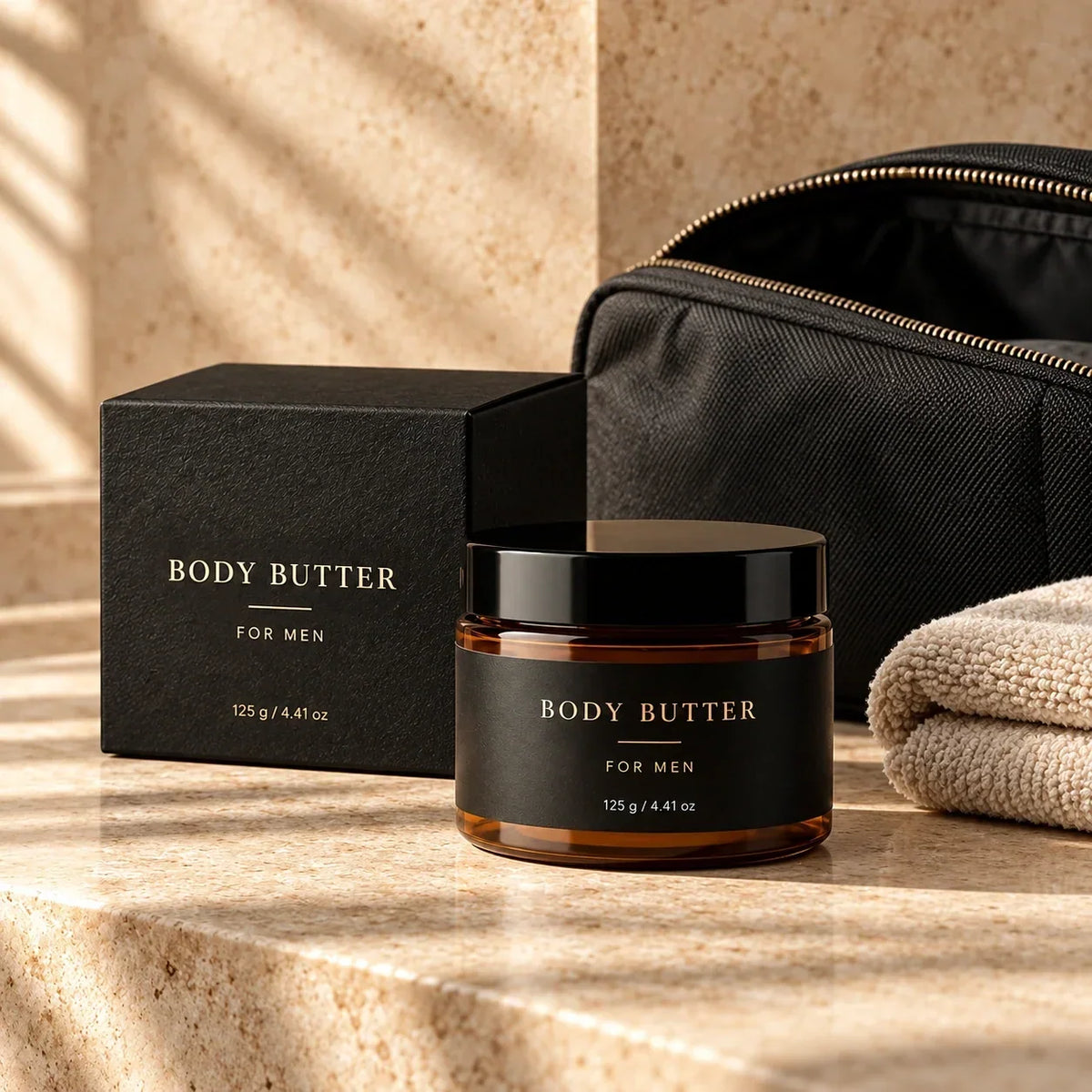 Beurre Corporel Parfumé à l'Oud pour Homme