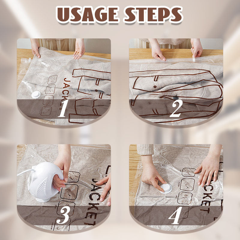 🔥Sac de rangement sous vide saisonnier pour doudoune suspendue