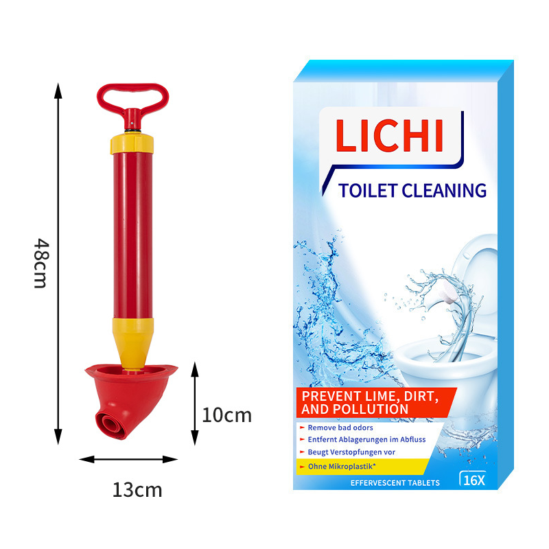 💎 Déboucheur haute pression pour toilettes à usage domestique – Élimination immédiate des bouchons, sans produits chimiques, sans saleté !