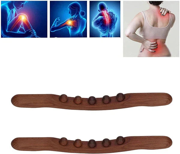 💥Bâton de massage lymphatique en bois
