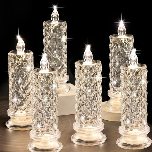 🕯️ 50 % DE RÉDUCTION EN CE MOMENT ! ✨ Lampes de table LED à cristaux - Lampes de table romantiques pour la nuit🎁