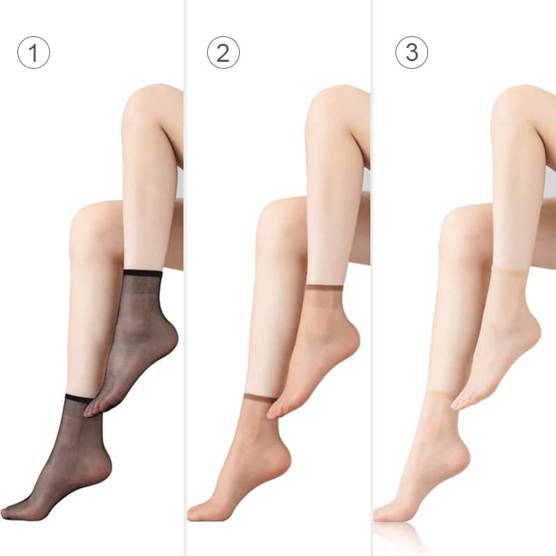 💞 Chaussettes en soie cristalline antidérapantes et invisibles (Super promotion ⛄ ACHETEZ-EN 2 ET BÉNÉFICIEZ DE 5 % DE RÉDUCTION)