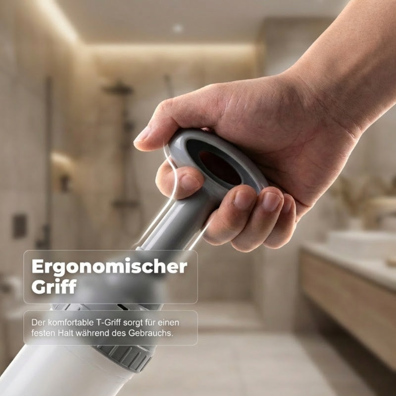 💎 Déboucheur haute pression pour toilettes à usage domestique – Élimination immédiate des bouchons, sans produits chimiques, sans saleté !