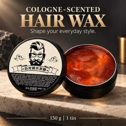 💈Cire coiffante parfumée à l'eau de Cologne – 150 g✨