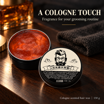 💈Cire coiffante parfumée à l'eau de Cologne – 150 g✨